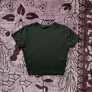 Hollister Black Crop Top